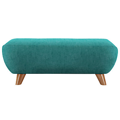 G Plan Vintage The Sixty Seven Footstool Velvet Teal G Plan Vintage The Sixty Seven Footstool Velvet Teal